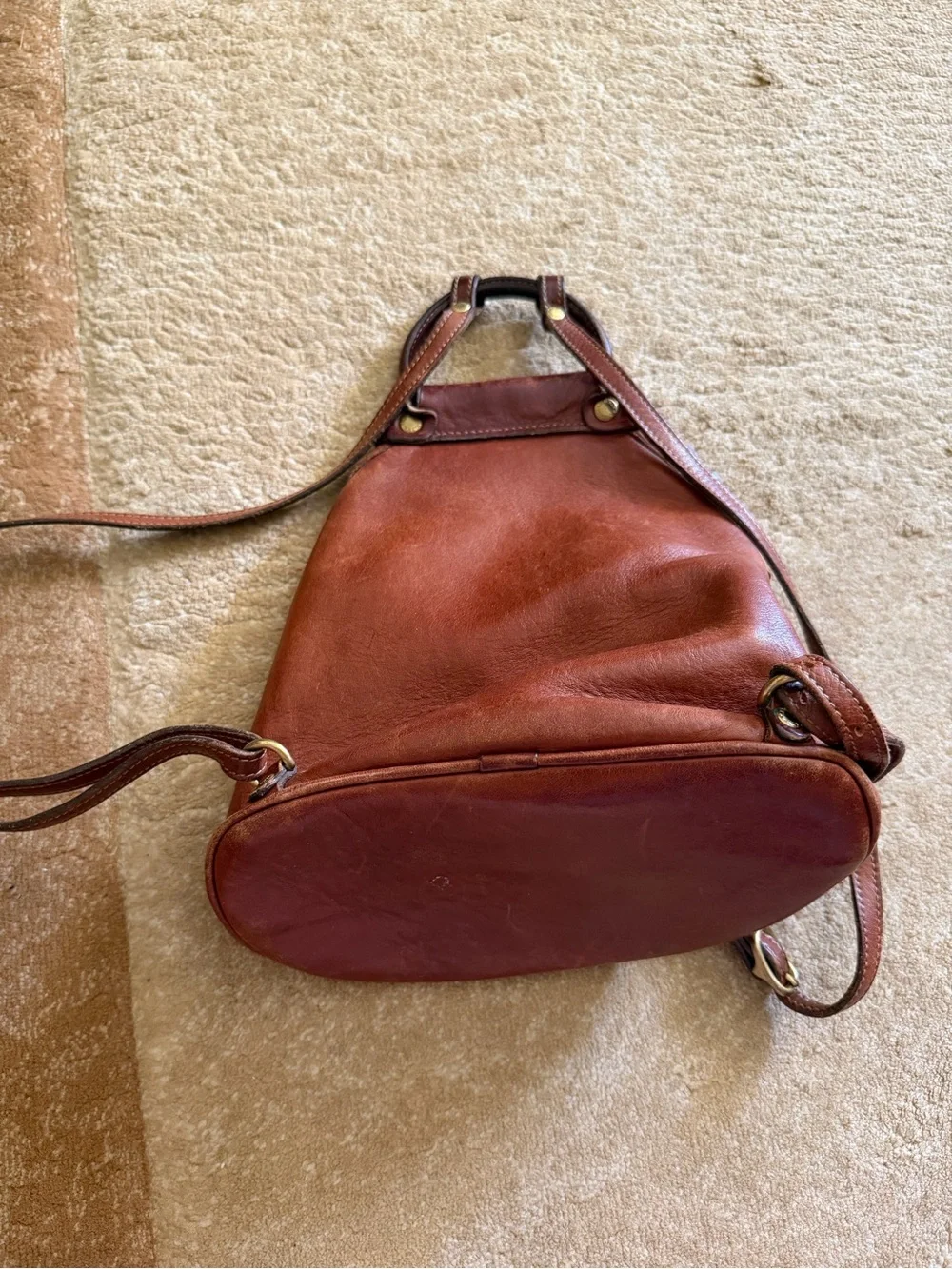 vintage Ghurka No. 138 Ashley backpack brown leather Marley Hodgson